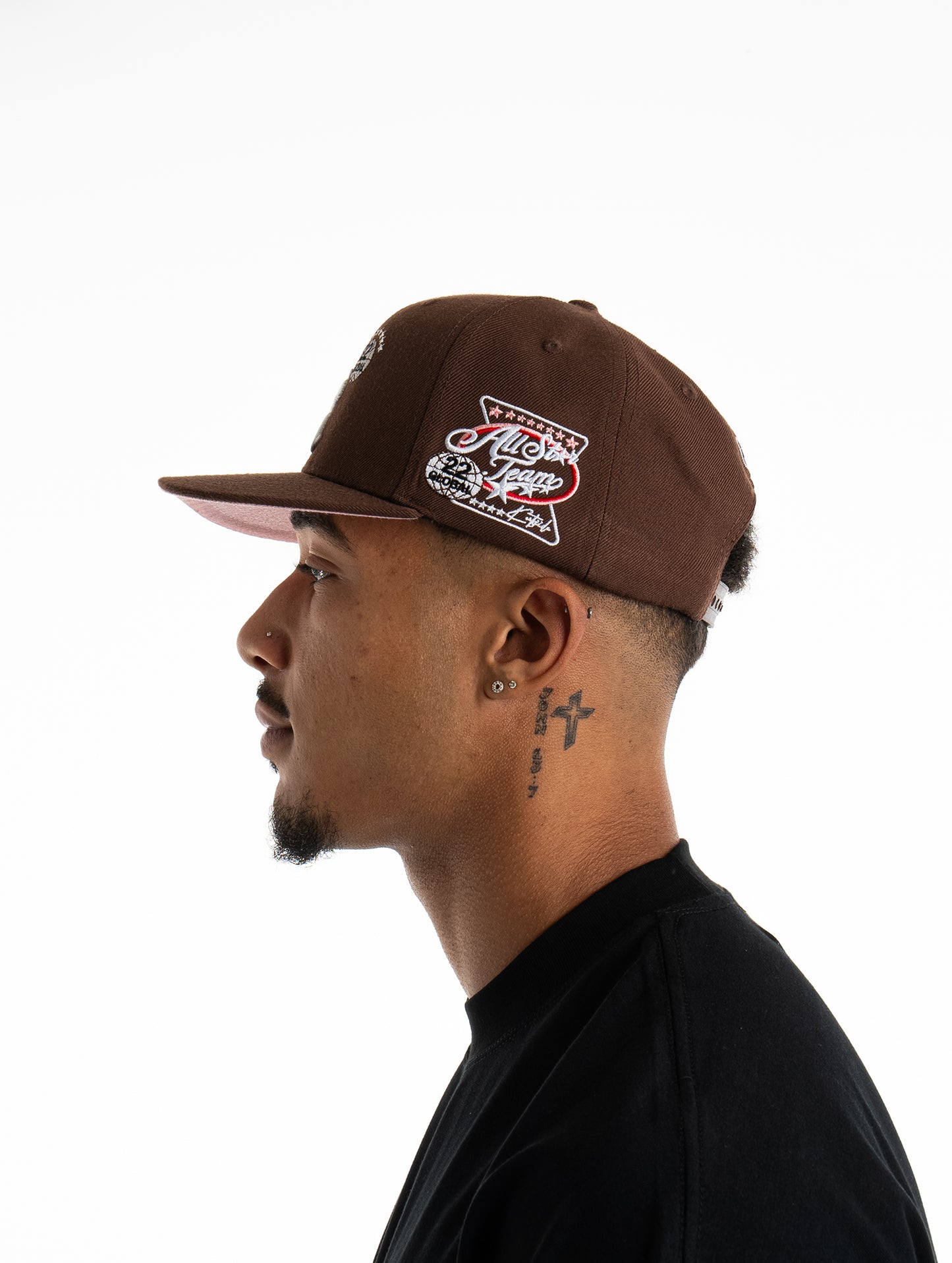 ALL STAR CAP | BROWN & PINK