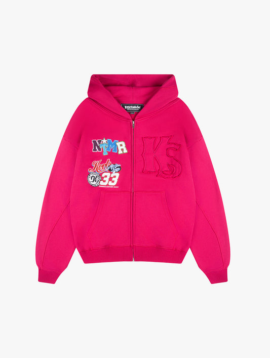 NTMR ZIP HOODIE | MAGENTA